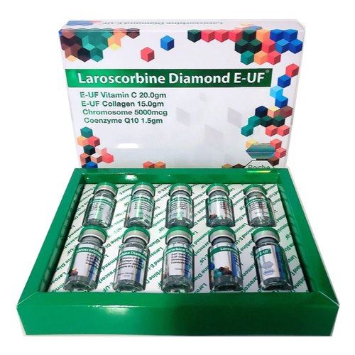 Laroscorbine Diamond E UF 20000 mg Vitamin C and Collagen Skin whitening Injection | Healthcare Beauty